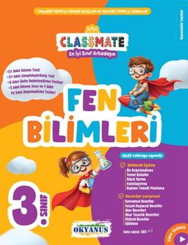 Okyanus Yayınları 3. Sınıf Fen Bilimleri Classmate Soru Bankası
