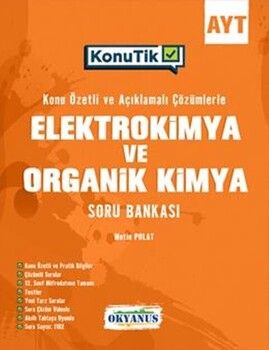 Okyanus Yayınları AYT KonuTik Elektrokimya ve Organik Kimya Soru Bankası