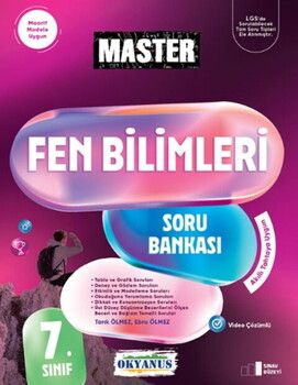 Okyanus Yayınları 7. Sınıf Master Fen Bilimleri Soru Bankası