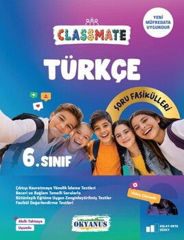 Okyanus Yayınları 6. Sınıf Türkçe Classmate Soru Fasikülleri