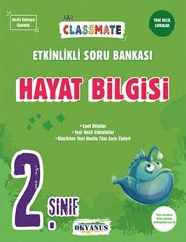  Okyanus Yayınları 2. Sınıf Hayat Bilgisi Classmate Etkinlikli Soru Bankası