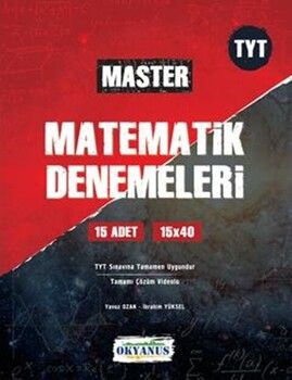 Okyanus Yayınları TYT Master 15 Matematik Denemeleri