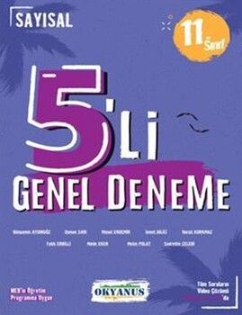 Okyanus Yayınları 11. Sınıf 5 li Sayısal Deneme