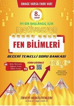 Omage Yayınları 8. Sınıf Omage Motivasyon Fen Bilimleri Soru Bankası
