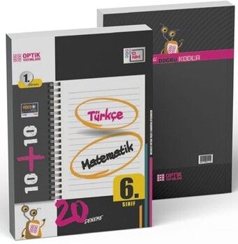 Optik Yayınları 6. Sınıf Türkçe Matematik 20 Deneme