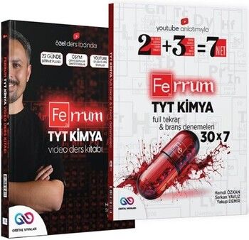 Orbital Yayınları TYT Kimya Ferrum Ders Kitabı ve Deneme Seti