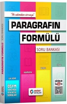 Ordinat Yayınları TYT AYT Paragrafın Formülü Soru Bankası