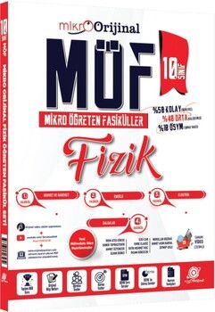 Orijinal Mikro 10. Sınıf Fizik MÖF Mikro Öğreten 4 lü Fasikül Seti