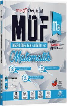 Orijinal Mikro 11. Sınıf Matematik MÖF Mikro Öğreten Fasikül Set