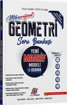 Orijinal Mikro Geometri Maarif Model 1. Aşama Soru Bankası