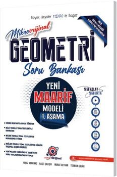 Orijinal Mikro TYT Geometri Maarif Model 1. Aşama Soru Bankası
