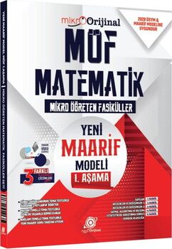 Orijinal Yayınları TYT Matematik MÖF Maarif Model 1. Aşama