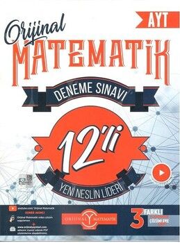Orijinal Yayınları AYT Matematik 12 li Deneme Sınavı