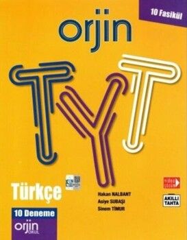 Orjin Okul TYT Türkçe 10 Deneme