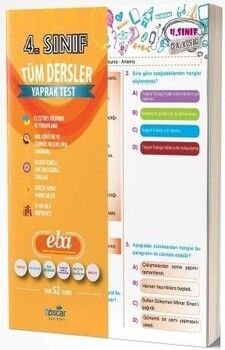 Oscar Yayınları 4. Sınıf Tüm Dersler EBA Yaprak Test