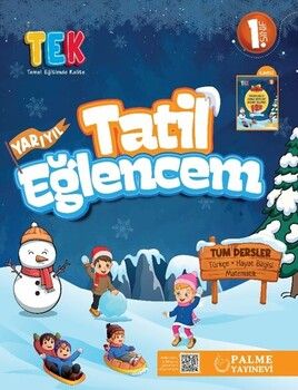 Palme Yayınları 1. Sınıf Tek Yarıyıl Tatil Eğlencem