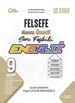 Palme Yayınları 10. Sınıf Felsefe Enerji Konu Özetli Soru Fasikülleri