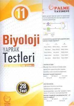Palme Yayınları 11. Sınıf Biyoloji Yaprak Testleri