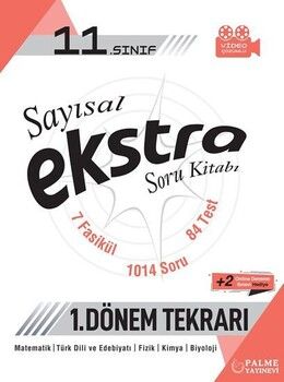 Palme Yayınları 11. Sınıf Sayısal 1. Dönem Tekrarı Ekstra Soru Bankası