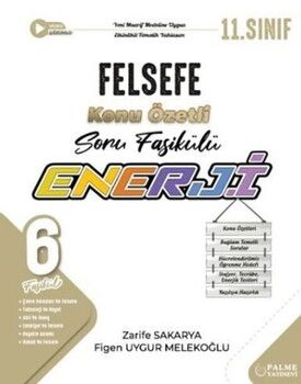 Palme Yayınları 11. Sınıf Felsefe Enerji Konu Özetli Soru Fasikülü