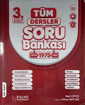 Palme Yayınları 3. Sınıf Tüm Dersler Soru Bankası Kitabı