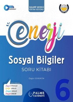 Palme Yayınları 6. Sınıf Sosyal Bilgiler Enerji Soru Kitabı