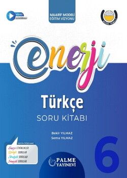 Palme Yayınları 6. Sınıf Türkçe Enerji Soru Kitabı