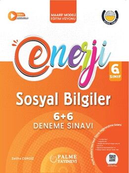 Palme Yayınları 6. Sınıf Sosyal Bilgiler 6+6 Deneme Sınavı