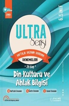 Palme Yayınları 6. Sınıf Din Kültürü ve Ahlak Bilgisi Ultra Serisi  Denemeleri 39 Föy