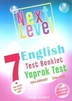 Palme Yayınları 7. Sınıf Next Level English Test Booklet Yaprak Test