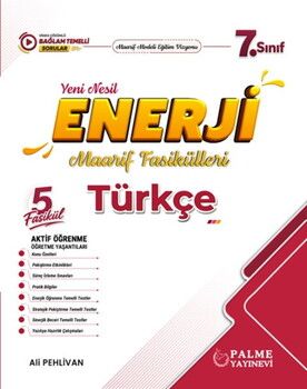 Palme Yayınları 7. Sınıf Türkçe Enerji Yeni Nesil Maarif Fasikülleri