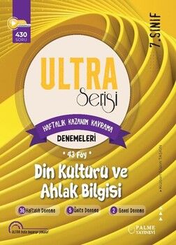Palme Yayınları 7. Sınıf Din Kültürü Ve Ahlak Bilgisi Ultra Serisi Denemeleri 43 Föy