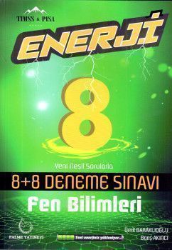 Palme Yayınları 8. Sınıf Fen Bilimleri Enerji 8+8 Deneme Sınavı