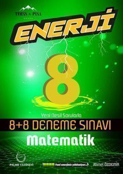 Palme Yayınları 8. Sınıf Matematik Enerji 8+8 Deneme Sınavı