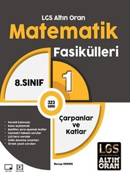 Palme Yayınları 8. Sınıf LGS Altın Oran Matematik Fasikülleri 1 Çarpanlar ve Katlar