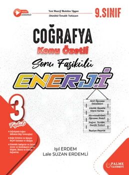  Palme Yayınları 9. Sınıf Coğrafya Enerji Konu Özetli Soru Fasikülleri