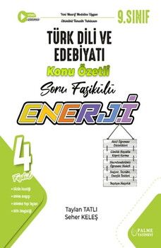 Palme Yayınları 9. Sınıf Türk Dili ve Edebiyatı Enerji Konu Özetli Soru Fasikülleri