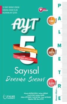 Palme Yayınları AYT Sayısal Palmetre 5 Deneme Sınavı