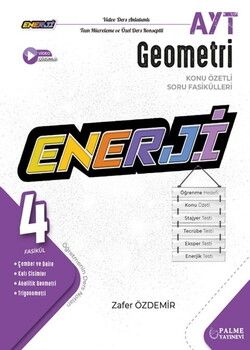 Palme Yayınları AYT Enerji Geometri Konu Özetli Soru Fasikülleri