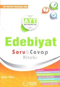 Palme Yayınları AYT Edebiyat Soru Cevap Kitabı