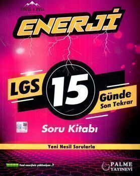  Palme Yayınları LGS 15 Günde Son Tekrar Enerji Soru Kitabı