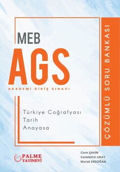 Palme Yayınları MEB AGS Türkiye Coğrafyası Tarih Anayasa Soru Bankası