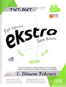 Palme Yayınları TYT AYT Eşit Ağırlık Ekstra Soru Bankası