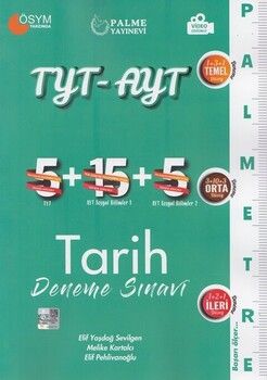 Palme Yayınları TYT AYT Tarih Deneme Sınavı