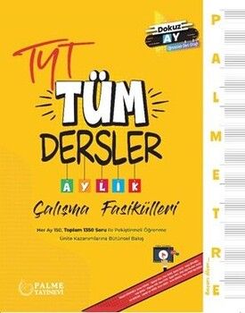 Palme Yayınları TYT Tüm Dersler Aylık Çalışma Fasikülleri