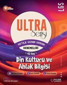 Palme Yayınları 8. Sınıf LGS Din Kültürü ve Ahlak Bilgisi Ultra Serisi Denemeleri