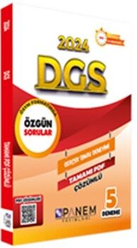 Panem Yayınları 2024 DGS Tamamı Çözümlü Özgün 5 Deneme