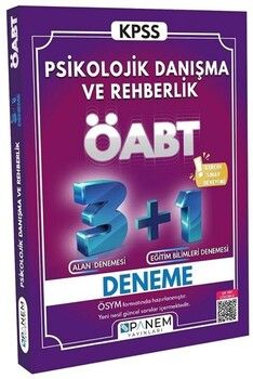 Panem Yayınları ÖABT Psikolojik Danışma ve Rehberlik 3+1 Deneme