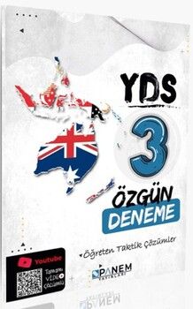Panem Yayınları YDS Video Çözümlü Özgün 3 Deneme