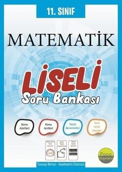 Pano Yayınları 11. Sınıf Matematik Liseli Soru Bankası